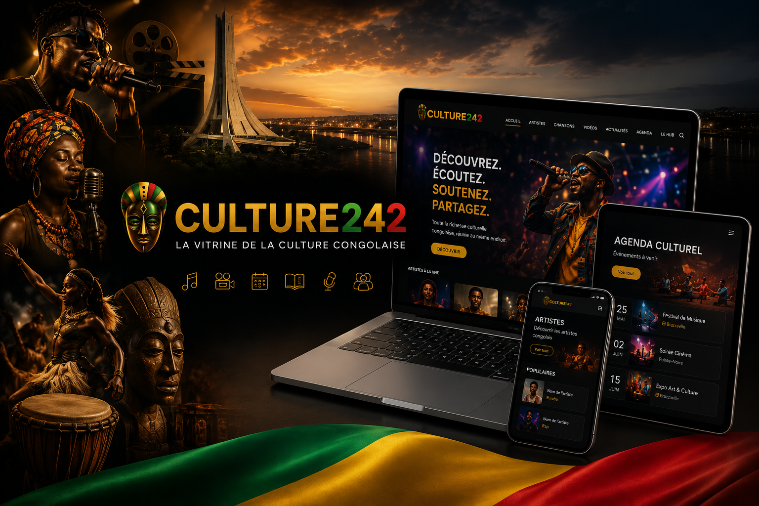 Lancement Officiel de Culture242 – Pointe-Noire